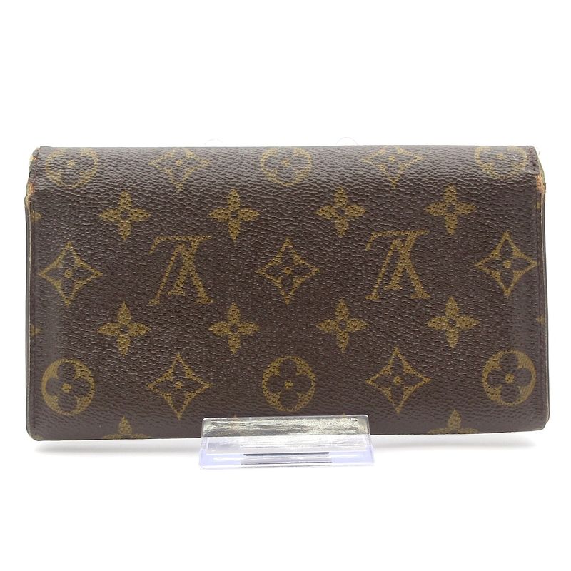 Louis Vuitton Monogram Pochette Cles M61725 Leather Long Wallet