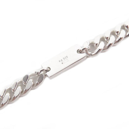 Gucci 814917 Double G Chain Bracelet Accessory Sv925 Silver 18 With Box And