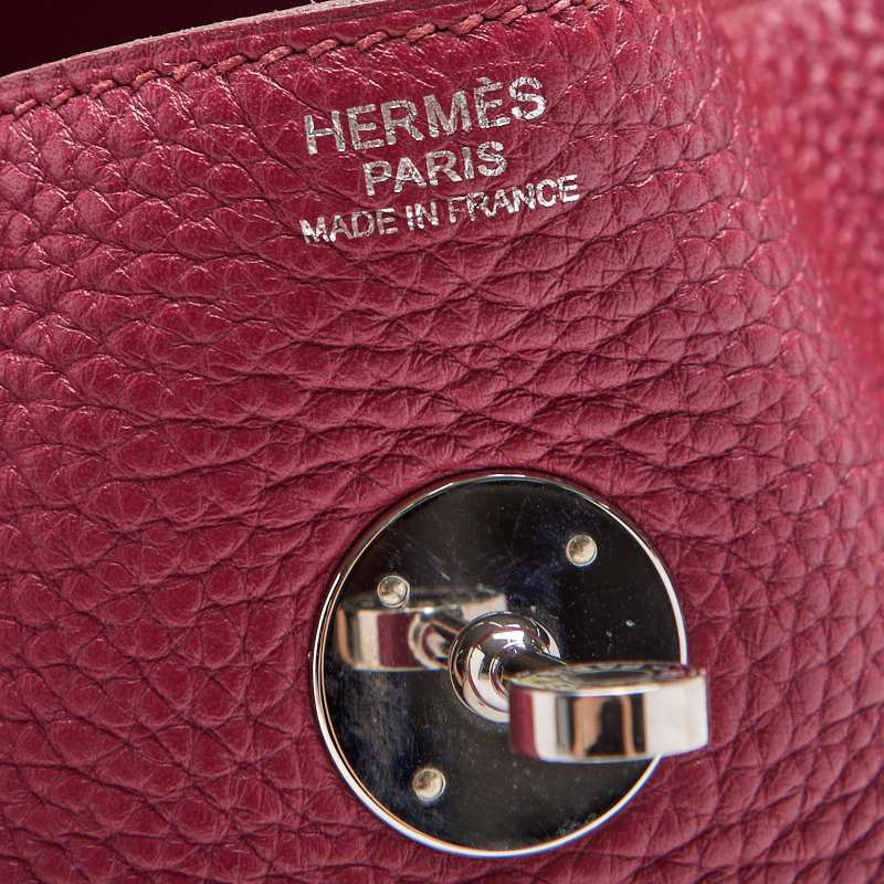 Hermes Lindy 34 Shoulder Bag Taurillon Clemence Tosca Tosca (silver Hardware)