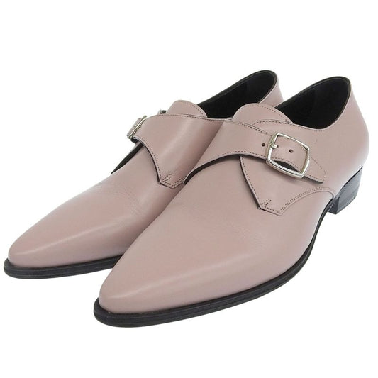 Celine Jacno Jacuno Monk Strap Leather Shoes Dress Pink 36.5