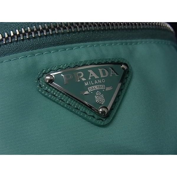 Prada Tessuto Nylon Arm Pouch Multi Case Mint Green — view 4
