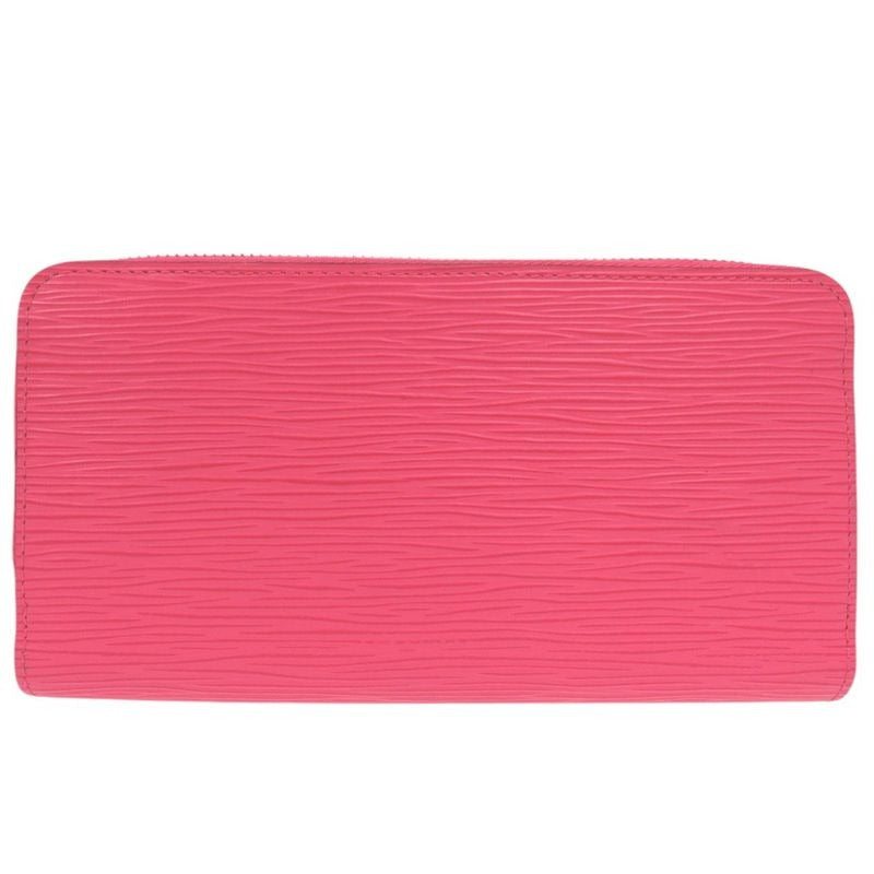 Louis Vuitton Epi Leather Round Zip Wallet Zippy Long Pink