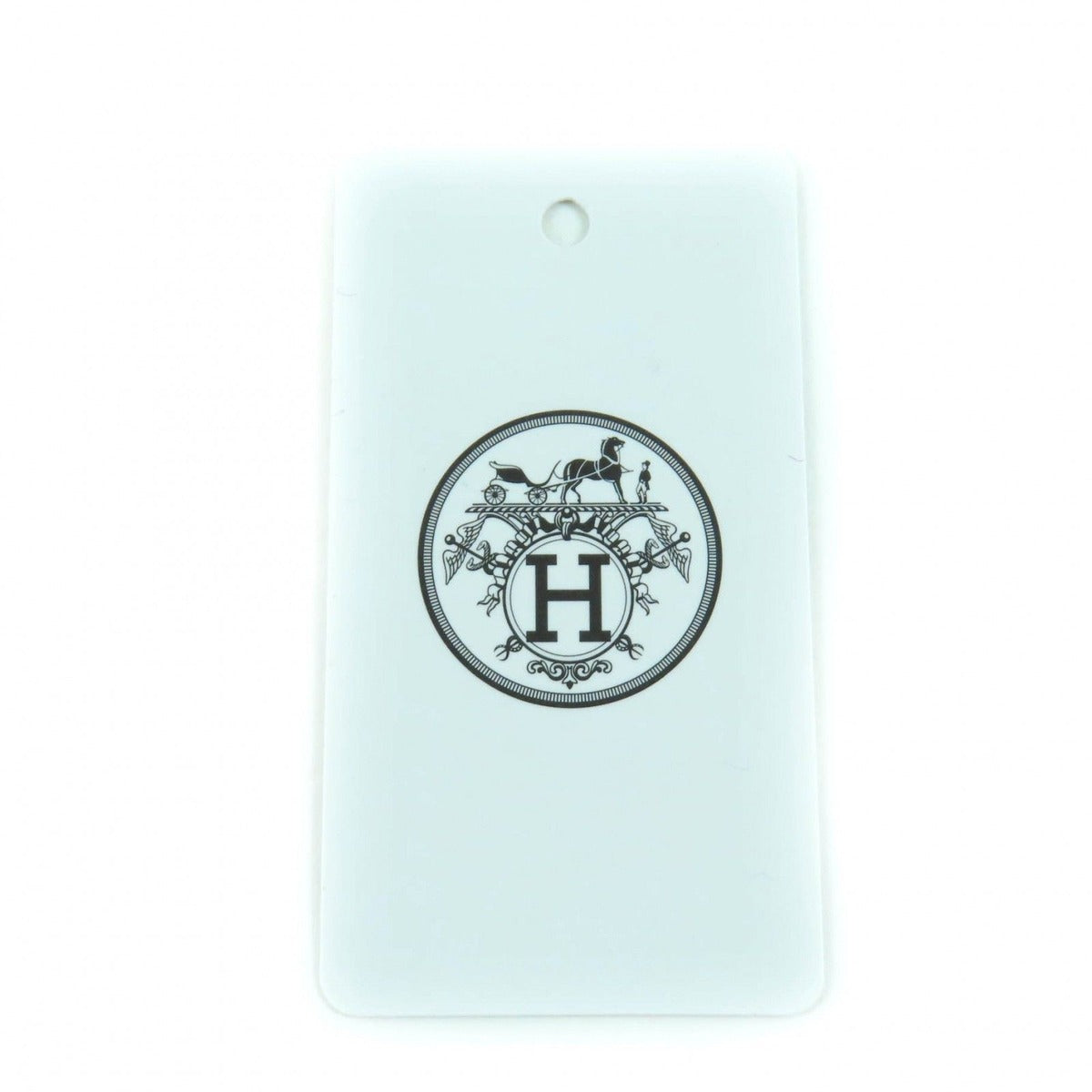 Hermes Kazak Vogue Cashmere Scarf with Fringe Navy White — view 9