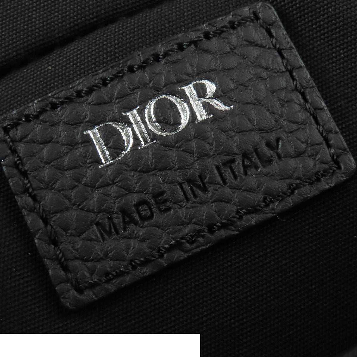 Dior Zip Briefcase Black Grain Calf Leather 2-Way — view 6