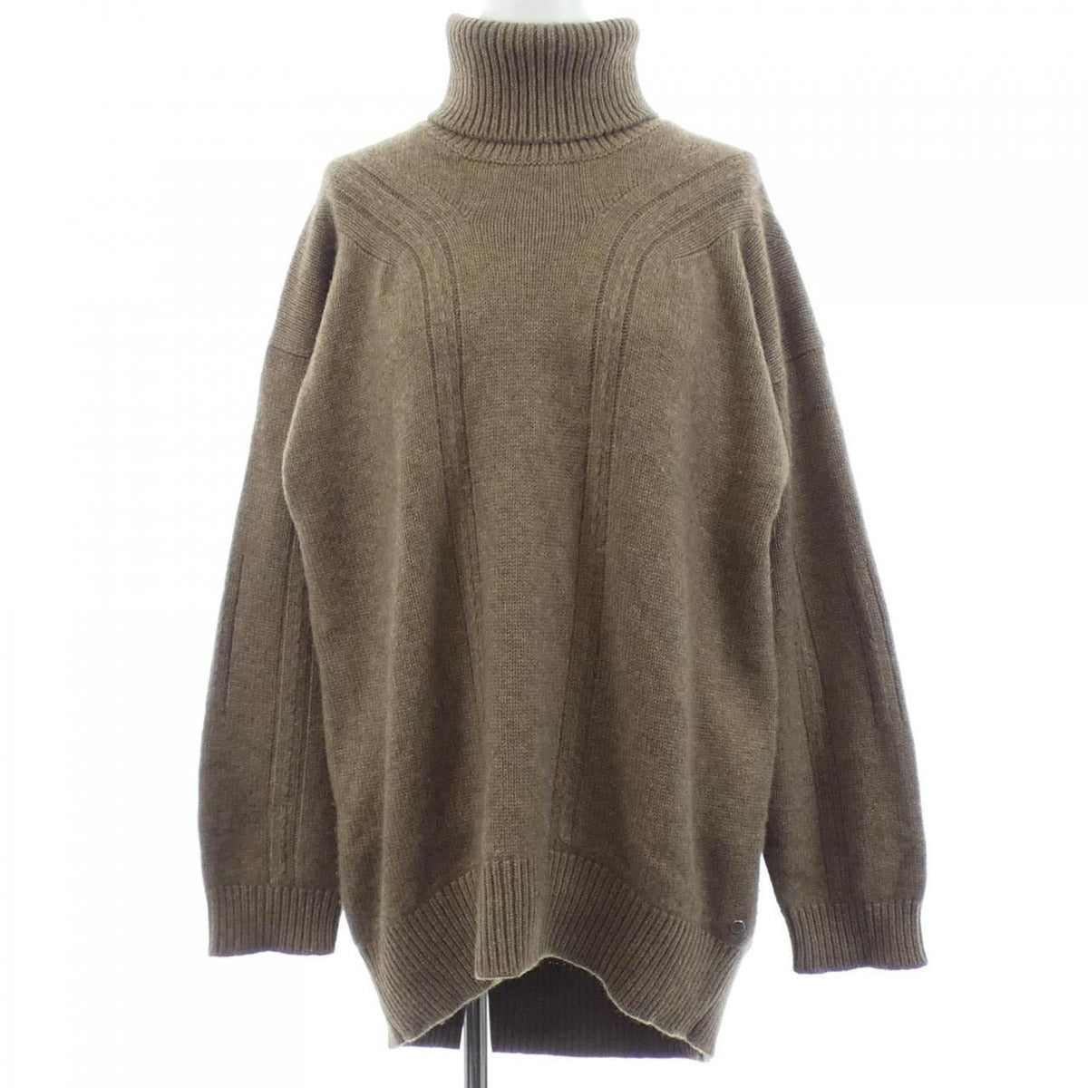 Hermes Knit Top Cashmere Brown