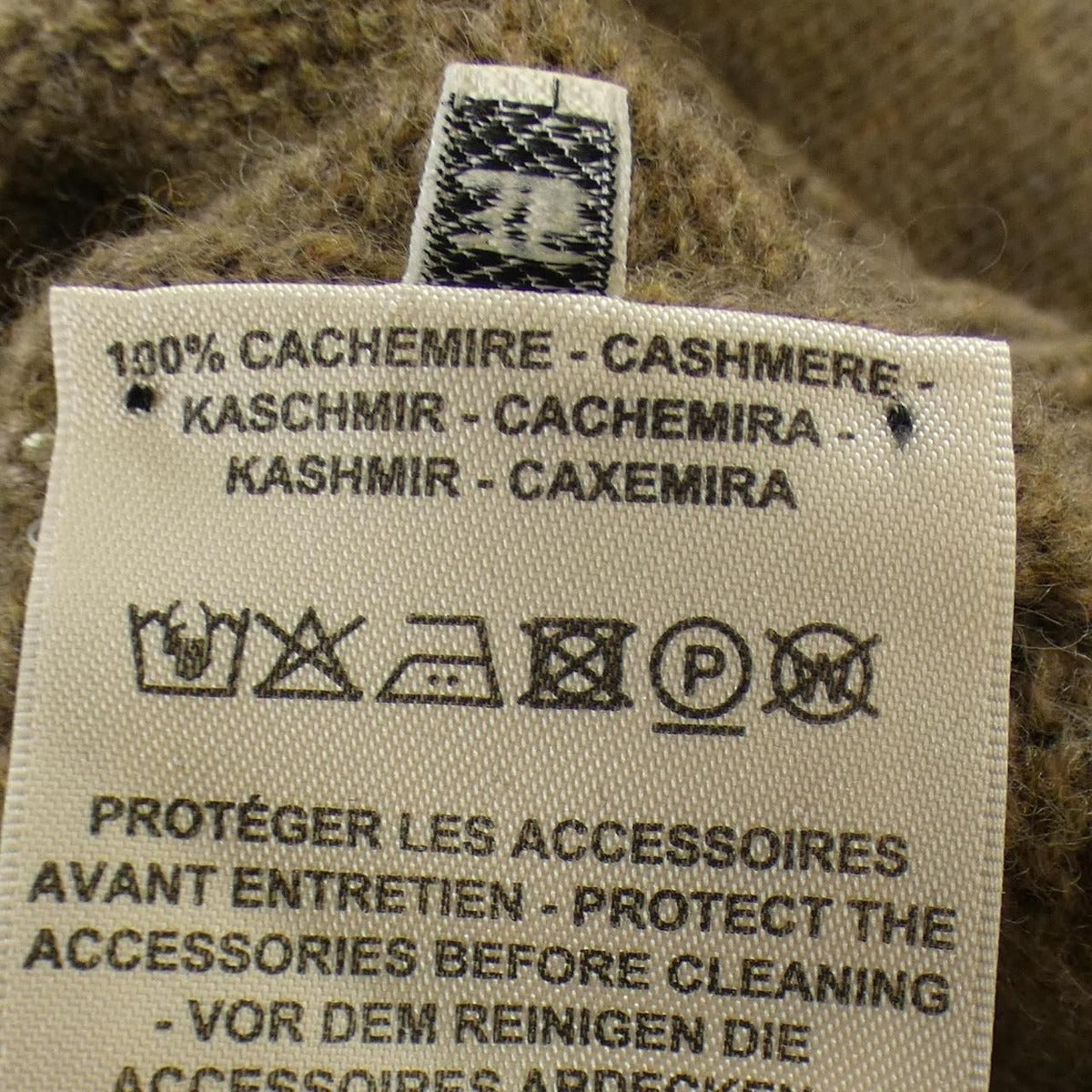 Hermes Knit Top Cashmere Brown — view 3