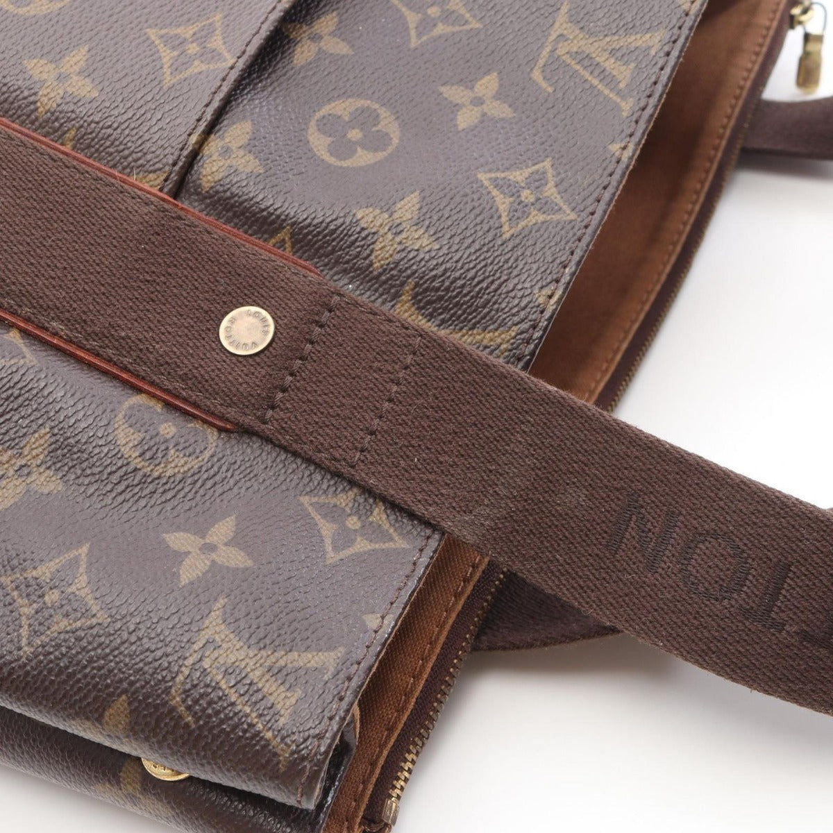 Louis Vuitton Tote Cabas Bobble Canvas Leather Cover — view 14