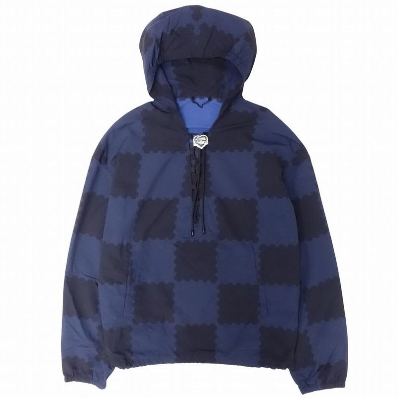 Louis Vuitton NIGO Giant Damier Lace Windbreaker Nylon Jacket 46 TNT 22SS