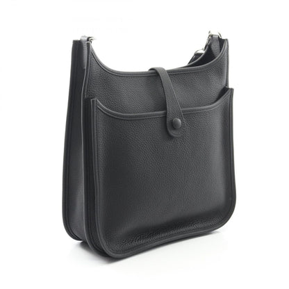 Hermes Shoulder Bag Evelyne 3 Trois PM Black Leather — view 2
