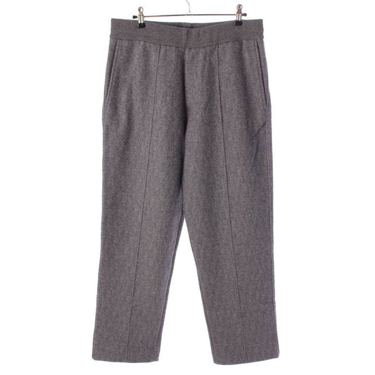Dior Icons Cashmere Wool Back Logo Track Pants Trousers Gray