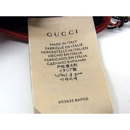 Gucci Horsebit Leather Gloves 7 Red — view 4