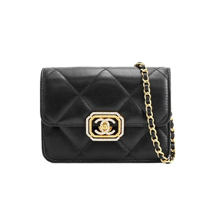 Chanel Chain Wallet Black