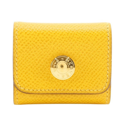 Hermes Post-it Case Sticky Note Leather Yellow