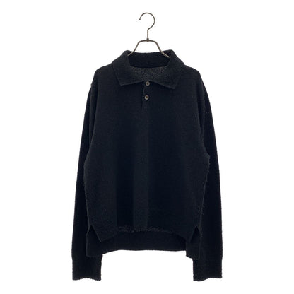 Dior Homme Knit Polo Shirt M Black