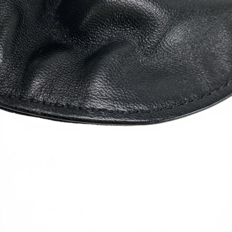 Chanel Shoulder Bag Jacket Black Silver Hardware / Coco Mark / Matelasse