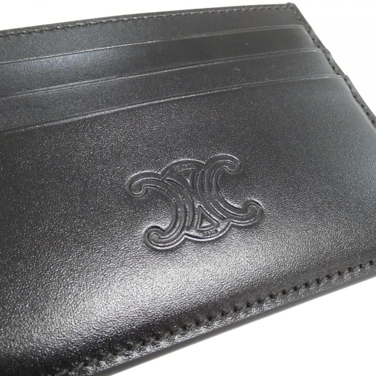 Celine Card Case Card Holders Black — view 3