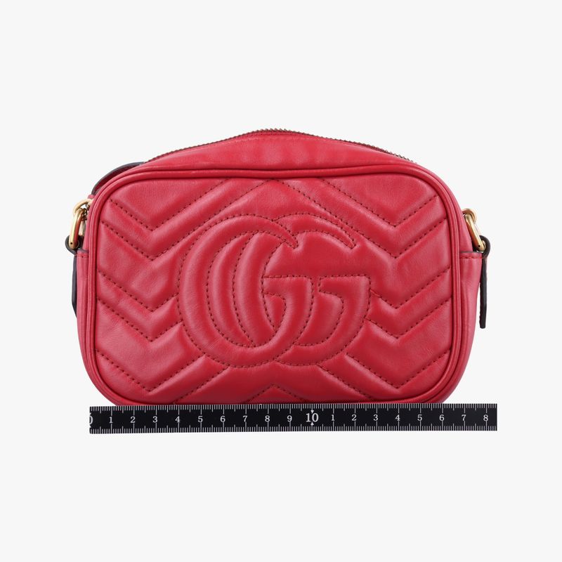 Guccigg Marmont Red Leather 448065 G024948216