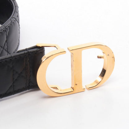 Dior Belt 30 Montaigne Black Leather Handbag — view 2