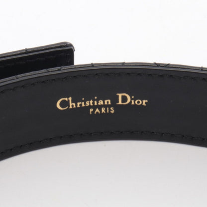 Dior Belt 30 Montaigne Black Leather Handbag — view 4