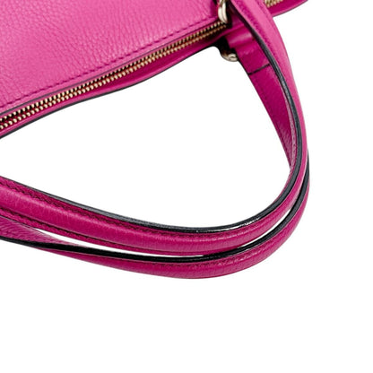 Gucci 2-Way Bag Handbag Calf Pink