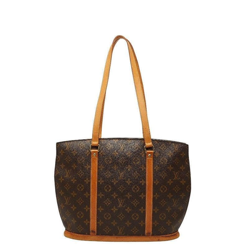 Louis Vuitton Monogram Babylon Brown Leather Tote