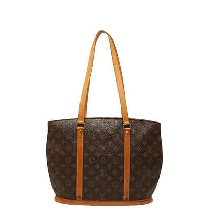 Louis Vuitton Monogram Babylon Brown Leather Tote
