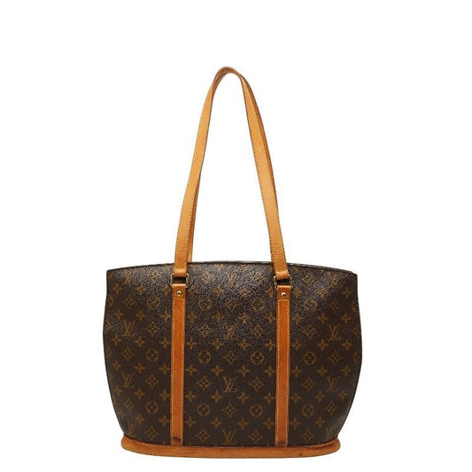 Louis Vuitton Monogram Babylon Brown Leather Tote