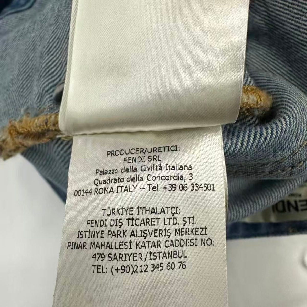 Fendi Skirt Cotton Blue 38 — view 8