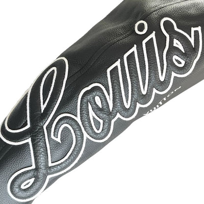 Louis Vuitton Riders Jacket 21AW NBA Collaboration Rm212m Leather Wool Black