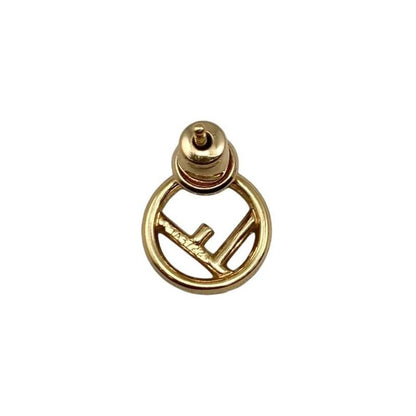 Fendi Earrings F Is Fendi 8ag7386dmf089u Crystal Logo Gold F Is Fendi