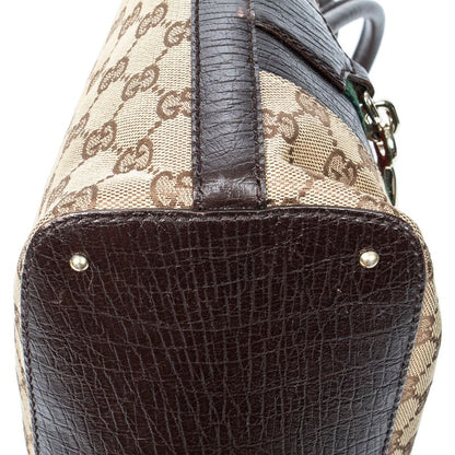 Gucci Medium Hustler Tote Brown/beige GG Canvas AB
