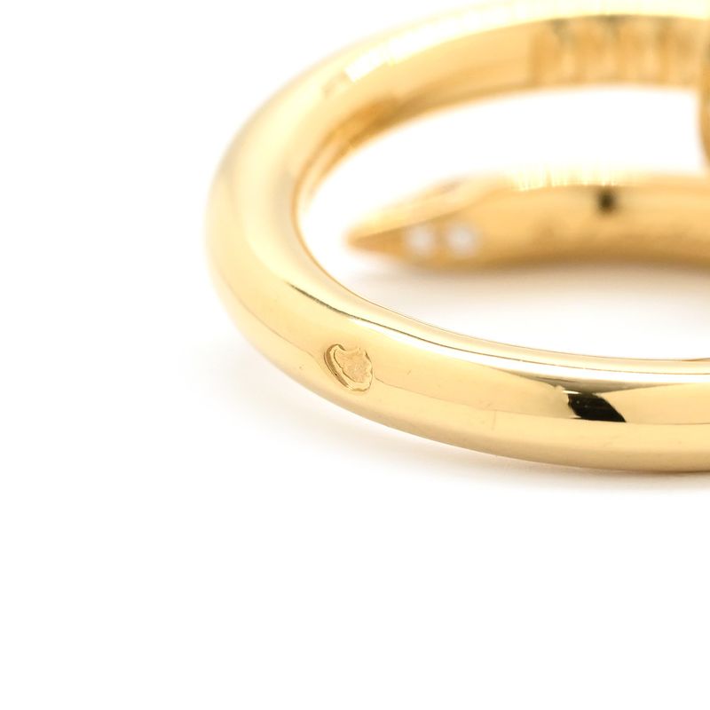 Cartier Ring Juste Un Clou Diamond 18k Yellow Gold Diamond Yellow Gold #47