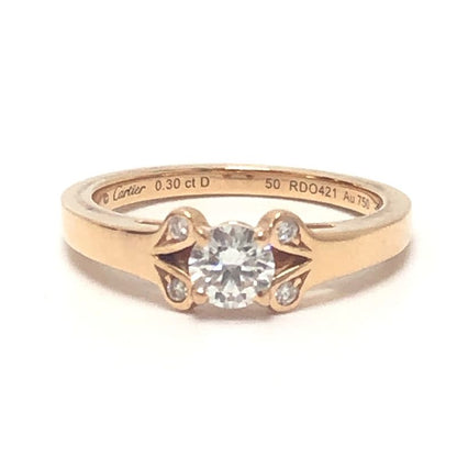 Cartier Ring - Ballerina Solitaire 18K Pink Gold Gold