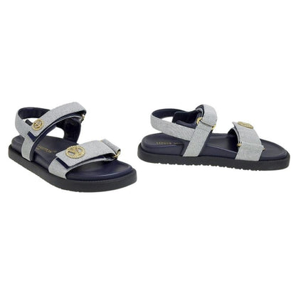 Super With Box Louis Vuitton 2024 Item LV Sunset Line Leather Sandals Shoes 37