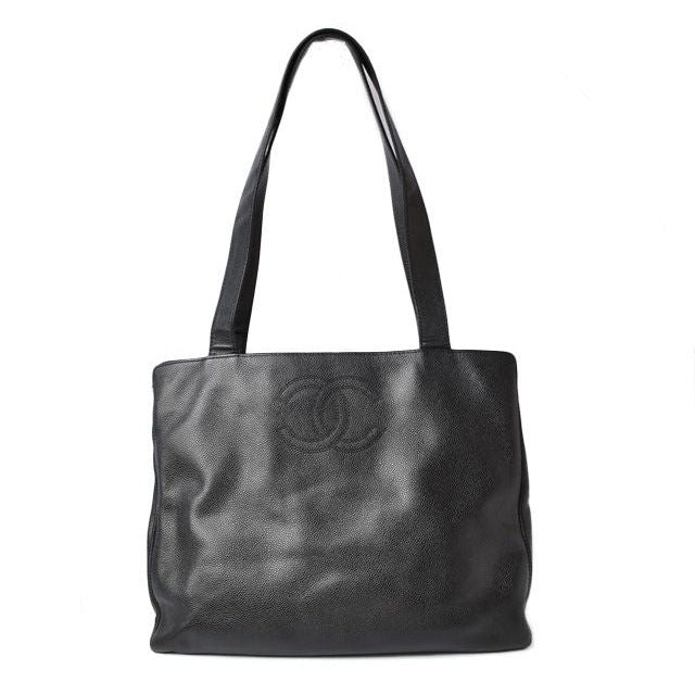 Chanel Tote A4 Caviar Leather Black
