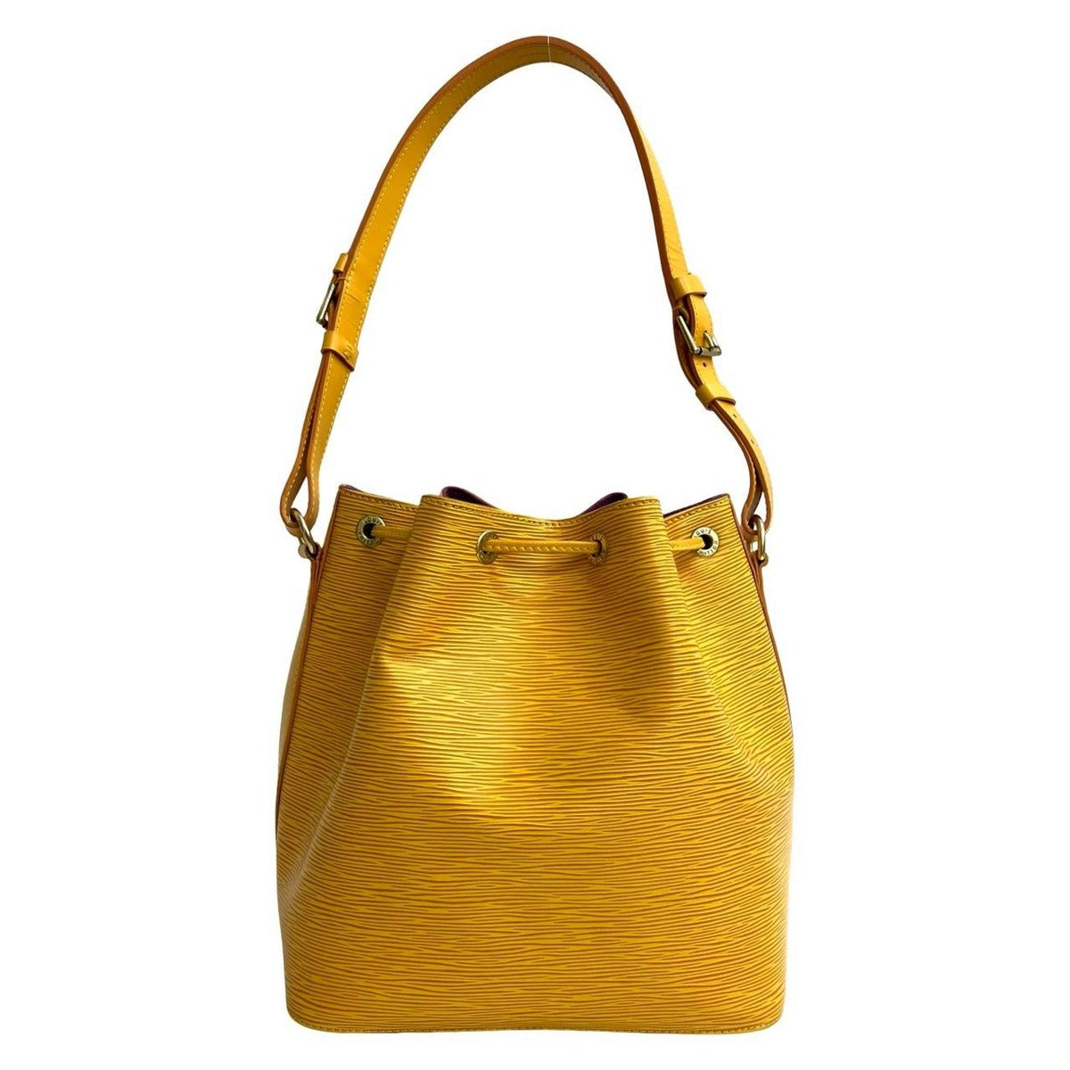Louis Vuitton Petit Noe Epi Leather Shoulder Bag Tote Tassili Yellow — view 3