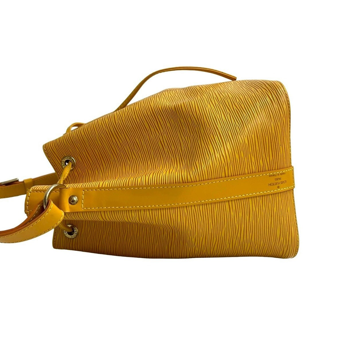 Louis Vuitton Petit Noe Epi Leather Shoulder Bag Tote Tassili Yellow — view 5