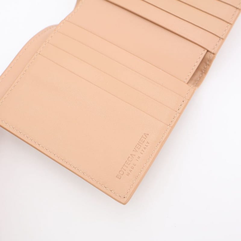 Bottega Veneta Small Fold Zipper Wallet