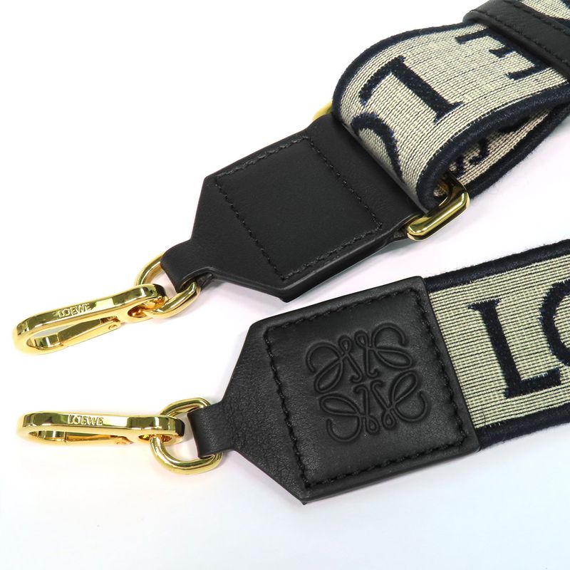 Loewe Anagram Shoulder-strap C073t87x01 Navy- Black Gdhardware Bag