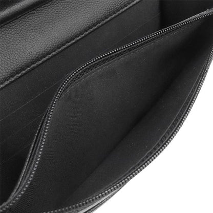 Chanel Chain Wallet Boy Chanel Caviar Skin Black Hardware Black Chain Shoulder
