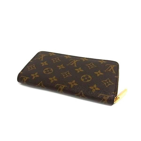 Louis Vuitton Wallet Monogram Zippy Brown Leather — view 3