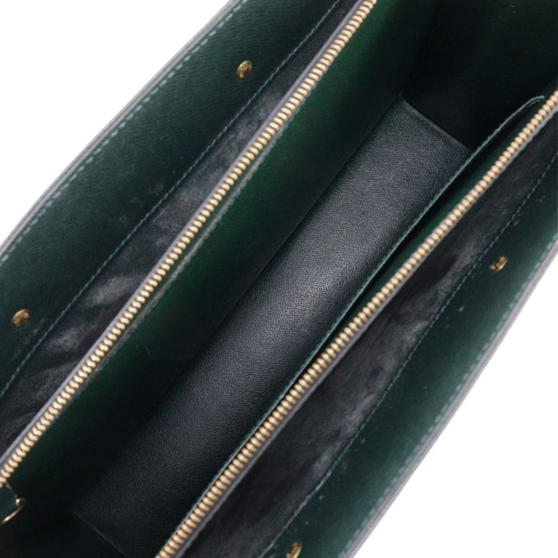 Louis Vuitton Porte Documents Rosin M30054 Taiga Epi Cair Green Men's Business