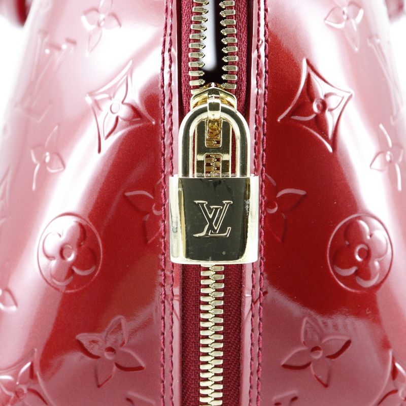 Louis Vuitton Alma GM M93596 Vernis Pomme D'amour Red Mi2079 Ladies Handbag