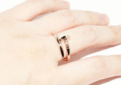 Cartier Ring 18K Pink Gold Juste Un Clou Ring B40925