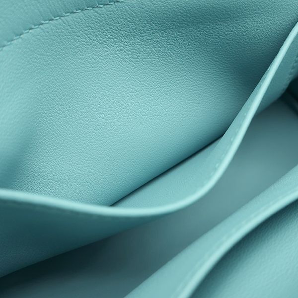 Hermes Handbag Bolide Scles Swift Blue Atoll Silver Hardware Light Blue X