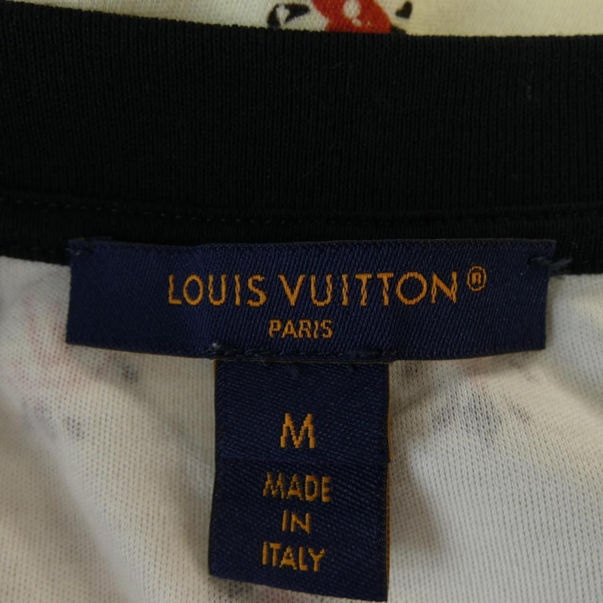 Louis Vuitton Vintage Monogram Print T-Shirt Beige Red — view 5