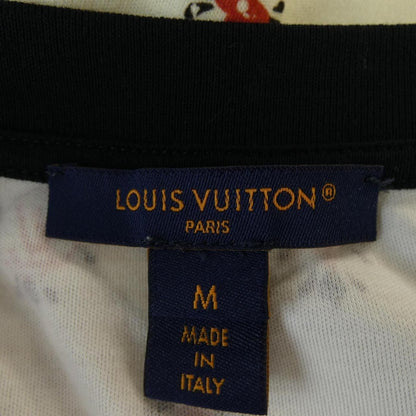 Louis Vuitton Vintage Monogram Print T-Shirt Beige Red — view 5
