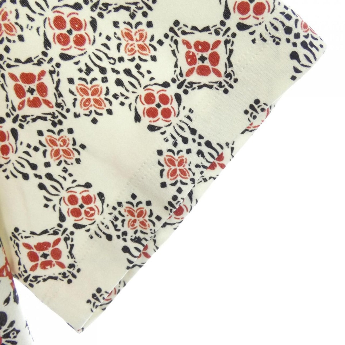 Louis Vuitton Vintage Monogram Print T-Shirt Beige Red — view 7