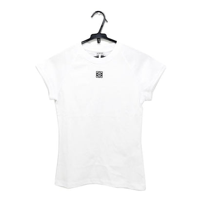 Loewe Short Sleeve Small Fit T-Shirt White S Size S359 Y22 X96 Cotton