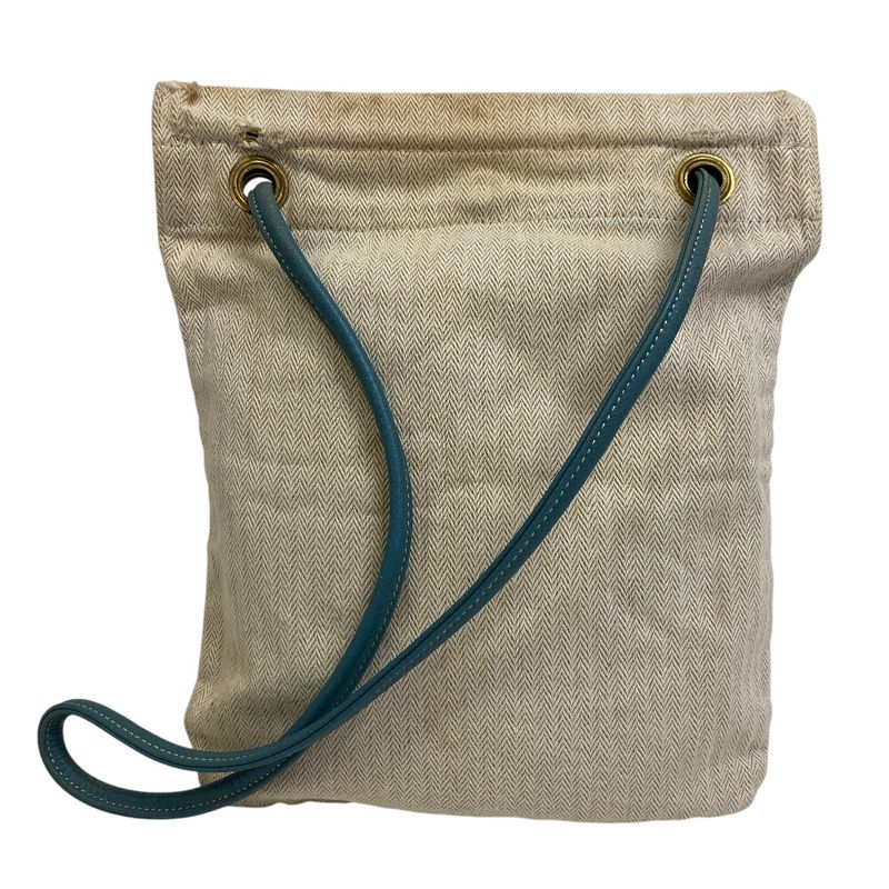 Hermes Aline PM Toile Shoulder Bag Oblique Shoulder Brand Ladies Blue Ladies